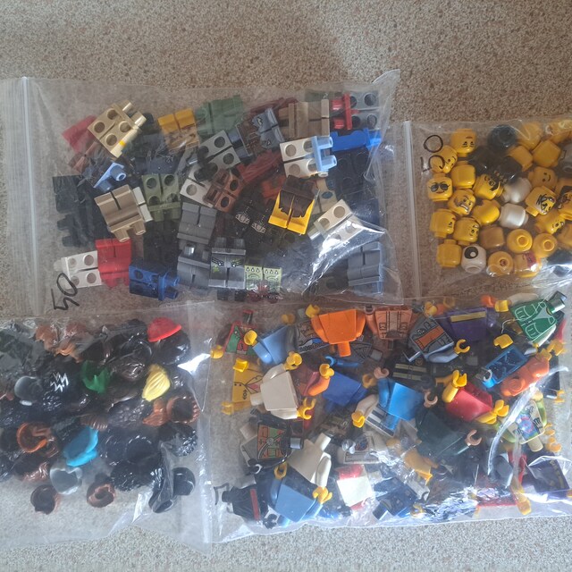 20 Lego Minifigures Random Grab Bag All With Accessories Figure Fun Gift  Variety of Characters Space Town Mix 