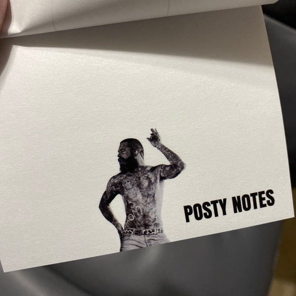 Posty Notes Post-it Note Pads | Post Malone | Posty Malone | Notes ...
