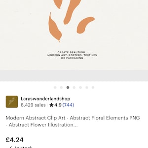 Etsy-koper heeft een foto van de aankoop toegevoegd