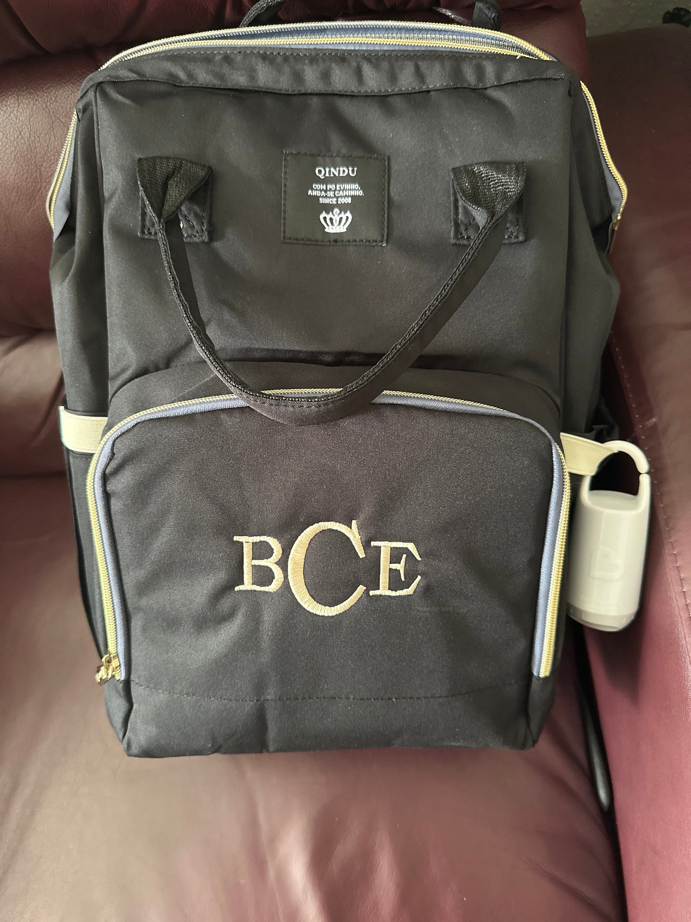 Monogrammed Diaper Bag Backpack | Multi Functional Diaper Bag Backpack | Personalized Diaper Bag | Custom Name Diaper Bag | Baby Shower Gift