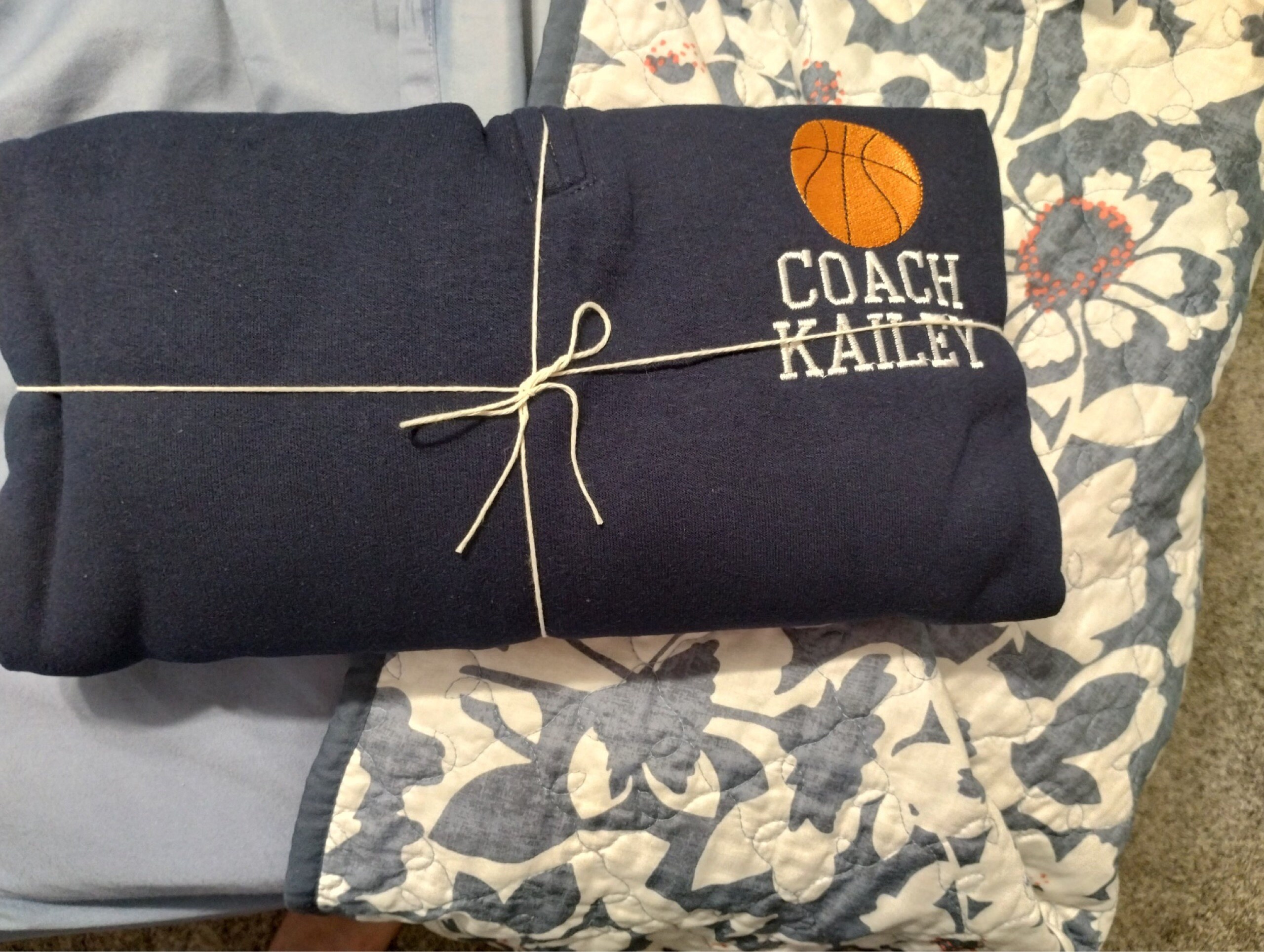 Coach Personalized Quarter Zip Sweatshirt