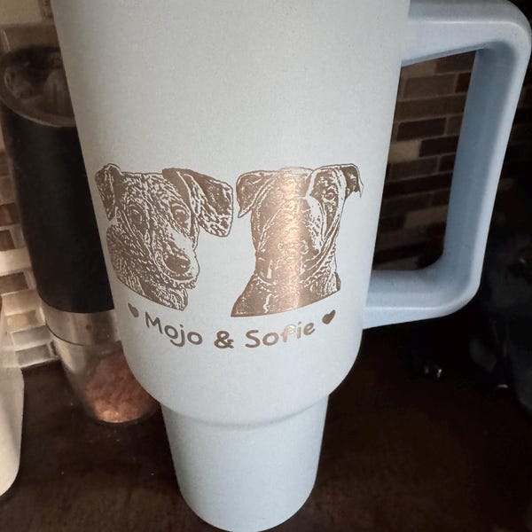 Best Dog Mummy Ever - Personalized Custom 3D Effect Tumbler