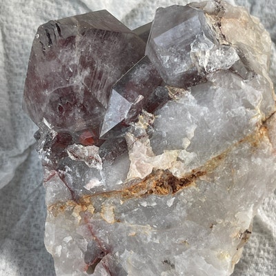 Red Hematite Crystal Cluster Rare Morocco Deep Red Quartz Saturated ...