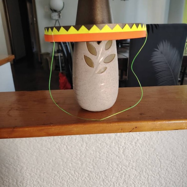 Paper Sombrero Hat SVG Template, Cricut, Silhouette Cut Files Etsy