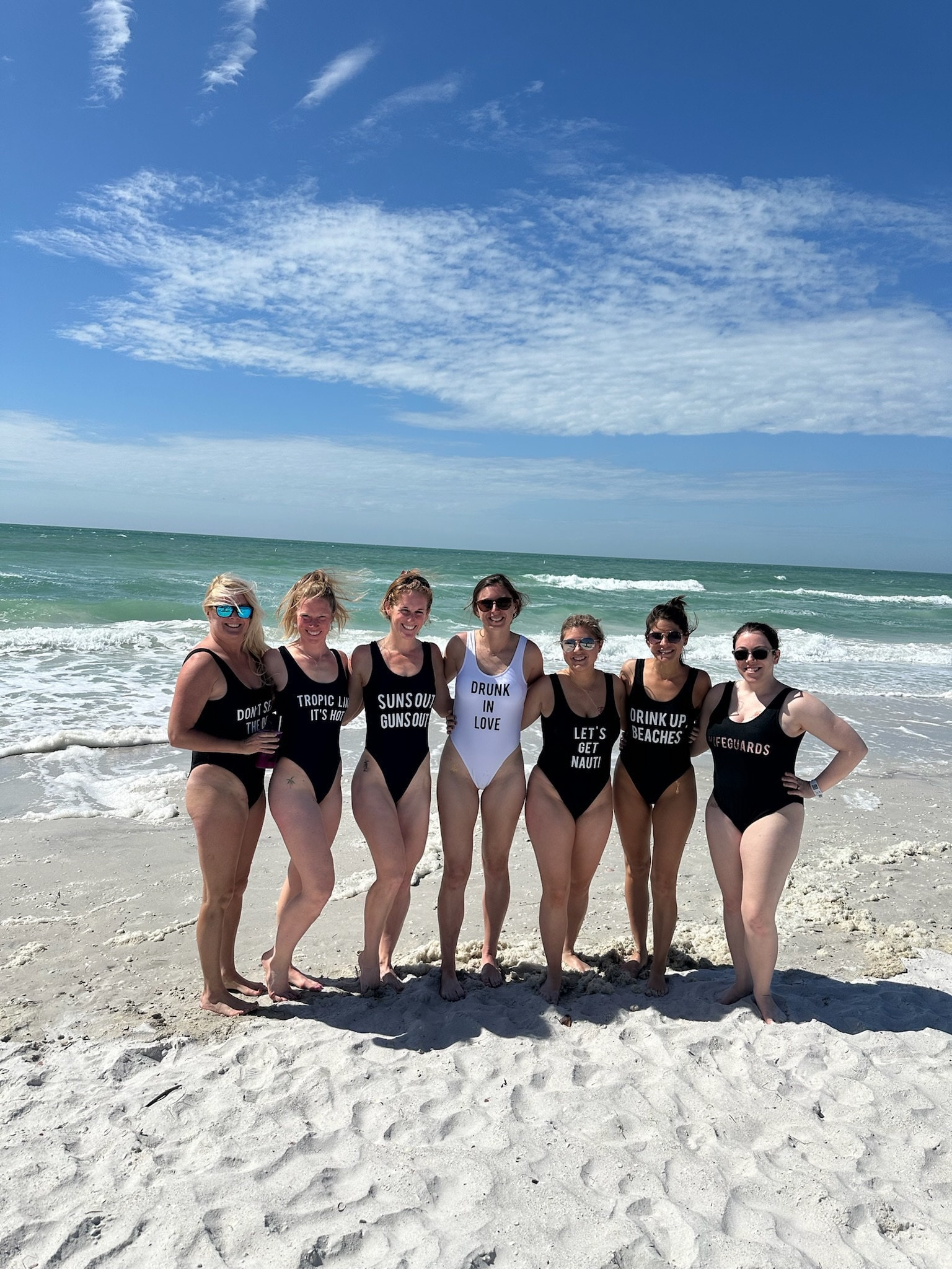 Bridesmaid Swimsuit, Custom Swimsuit, Bride Swimsuit, Personalized One Piece Swimsuit, Bridal Party Swimsuits, Personalized Wedding Swimsuit