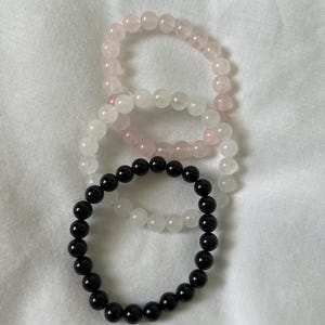 Bracciale Donna Braccialetto Regalo Regali Braccialetti di Perline di Perle d'Acqua Dolce Naturali di Cristallo Viola Blu Rosa Multicolore per Le Donne Fashion Pink