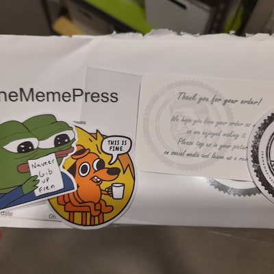 Printable Meme Sticker Pack for Teachers and Students Print at Home 45 ...