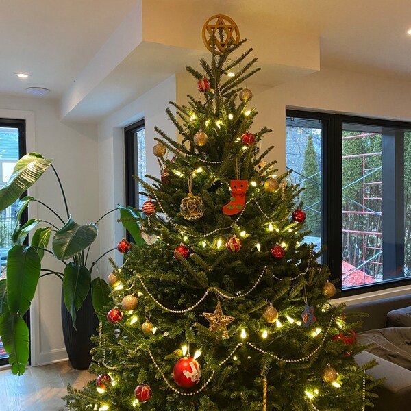 Star of David Tree Topper • Jewish Hanukkah Holiday Home Decor • 3D ...