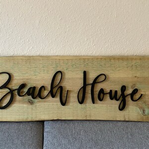 Cartel de la puerta de madera con nombre / motivo y texto | Etsy