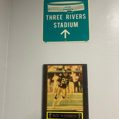 Three Rivers Stadium Direction Sign, Previous Home of the Pittsburgh ...