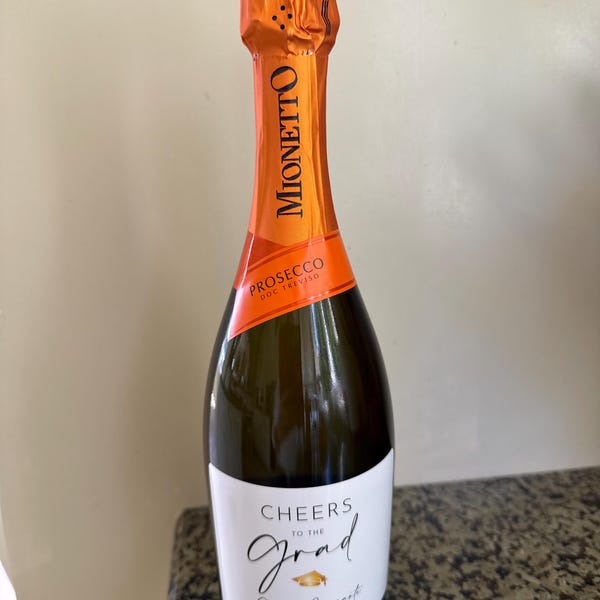 Class of 2026 Graduation Gift - Graduation Champagne Label, Grad Party ...
