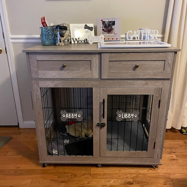Personalized Wood Crate Sign /personalized Pet Gift / Custom Pet Name ...