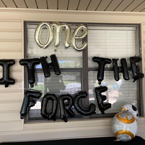 HAPPY WORKIVERSARY Letter Balloon Banner - 10 Color Options - Work ...