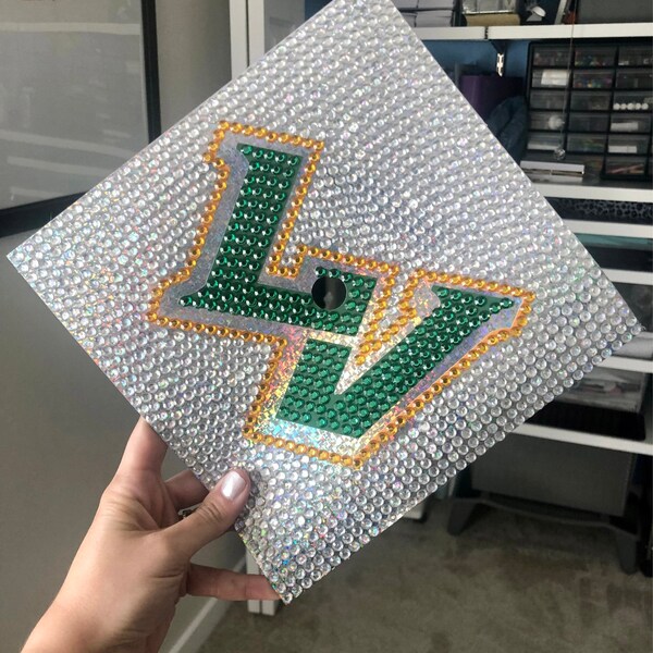 Rhinestone Graduation Cap - Etsy