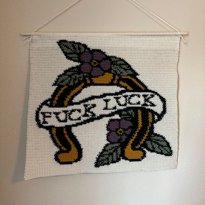 Snake Traditional Tattoo Crochet Wall Hanging Tapestry Pattern - Etsy