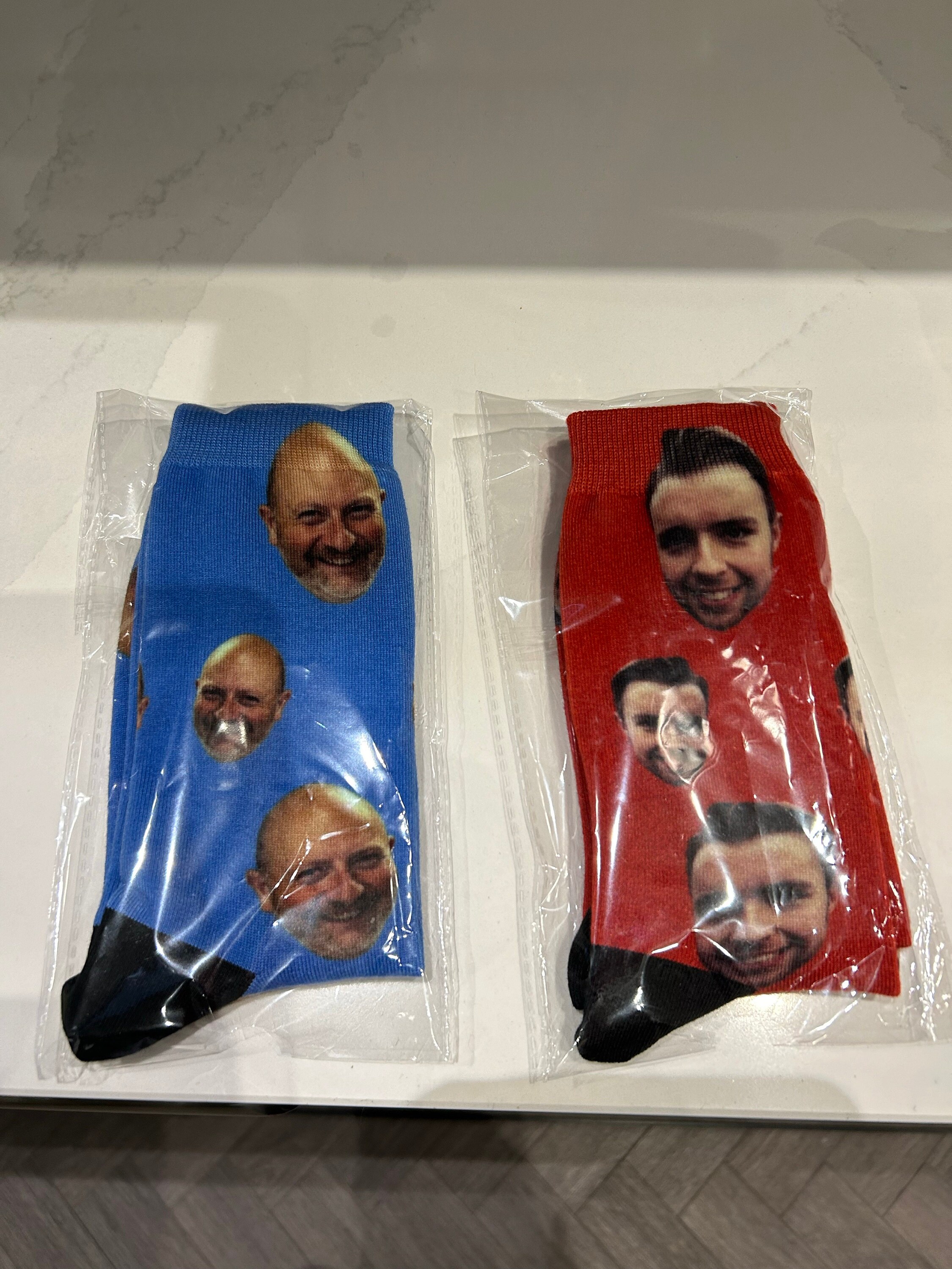 Custom Face Socks with Picture, Personalized Smiley Photo Socks, Funny Socks with face,Funny Sock gag Gifts for Men Women, Christmas Gifts
