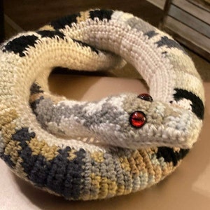 Ball Python Amigurumi Crochet Pattern, Betty the Realistic Plush Snake ...