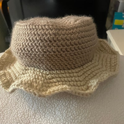 Easy Crochet Checkered Bucket Hat Pattern - Etsy