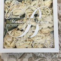 Personalized Wedding Day Gift Keepsake Display Shadowbox Split Single ...