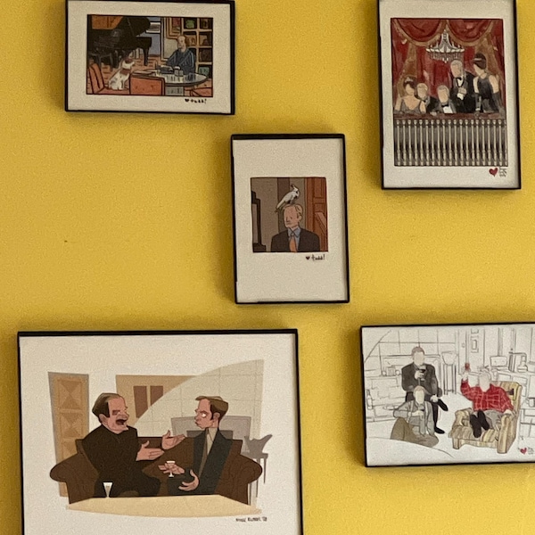 M A S H Tv Show Print Bj And Hawkeye Etsy