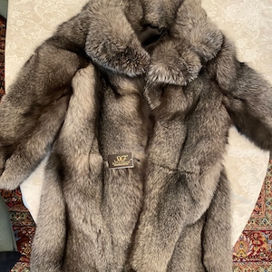 Crystal Fur Waist Length Jacket Fox Fur Jacket Fox Fur | Etsy
