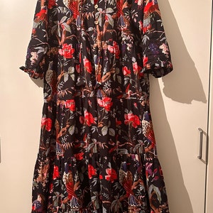 Wrap Around Dress With Frida Kahlo Print Maxi Dress Long Dress - Etsy