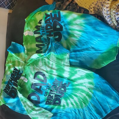 Birthday Boy Shirt, Boys Birthday Tee, Tie Dye Birthday Tshirt Age on