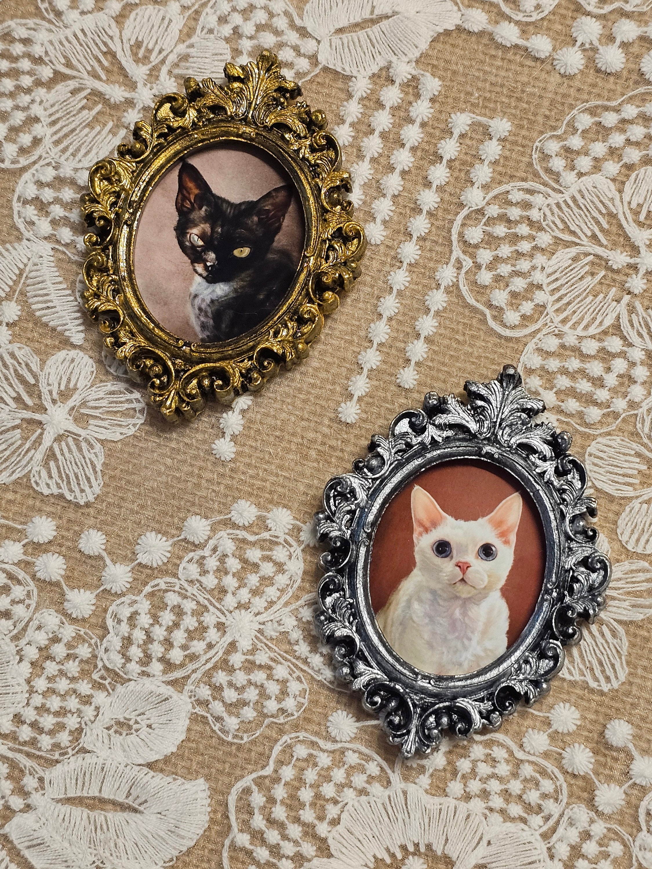 Custom Pet Portrait Magnets, Vintage Oil Painting Style, Best Gift for Pet Owner and Lover