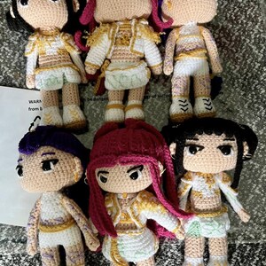 Amigurumi Pattern KPOP Demon Hunters Zoey Doll Crochet PDF Pattern
