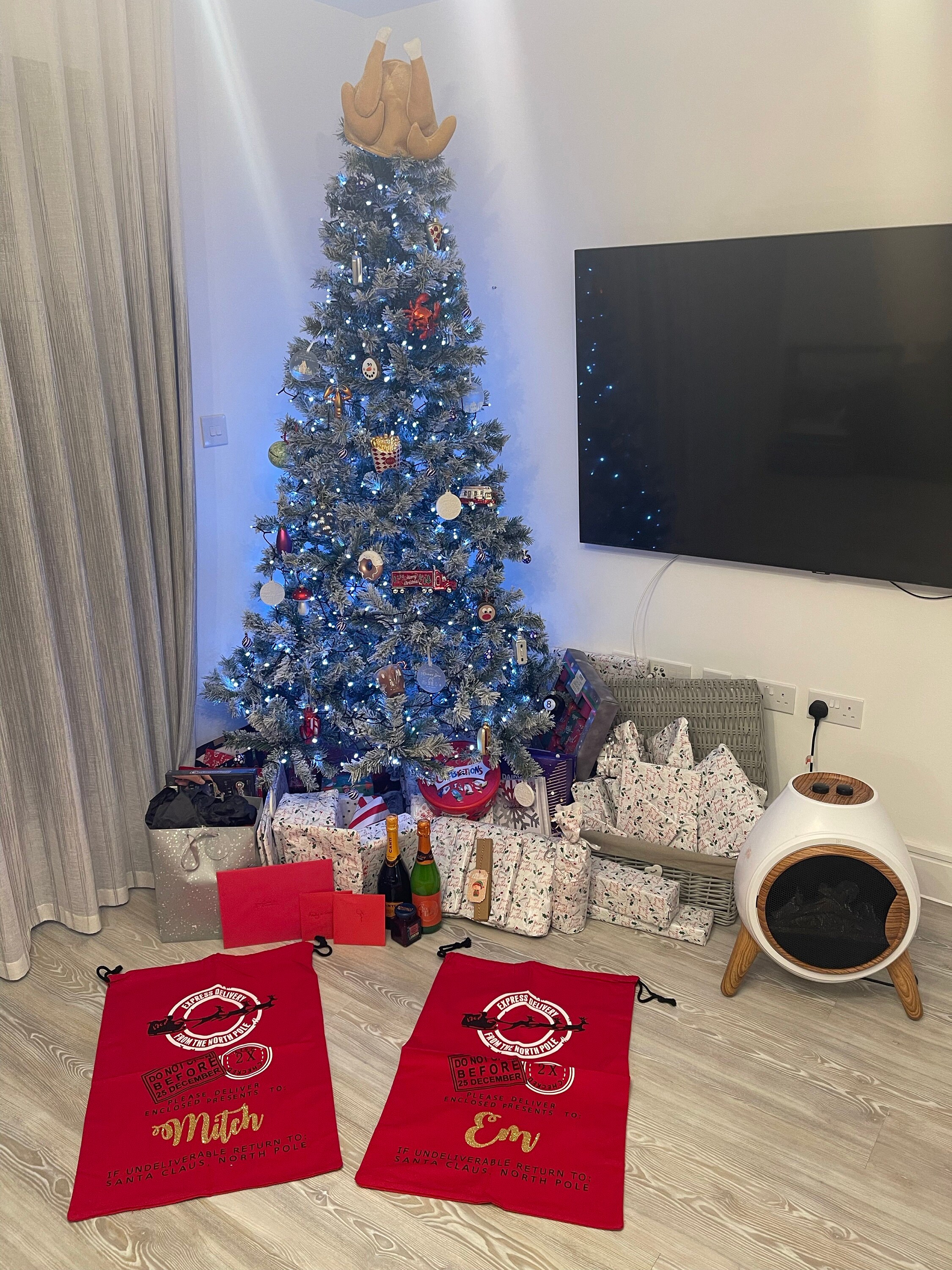 EARLY SALE! In stock,  Large Christmas Santa Sack- Personalised Xmas Father Christmas  gift bag