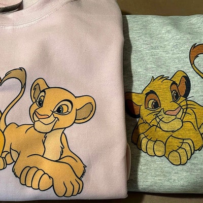 The Lion King Simba and Nala Cute Valentines Clipart PNG Files DIGITAL ...