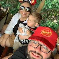 RUSTEZE Custom Trucker Adjustable Cap Disney Cars Hat Red Hat Lightning ...