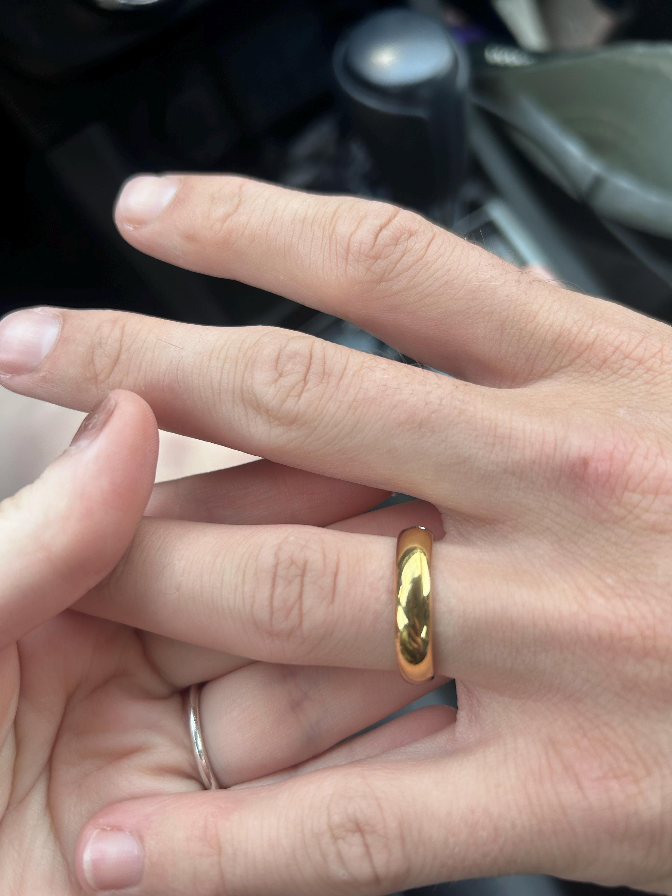 Mens Gold Wedding Ring, Men's Gold Tungsten Wedding Band, Men's Tungsten Ring, Men's Rose Gold Ring, Men's Gold Ring, Mens Wedding Band