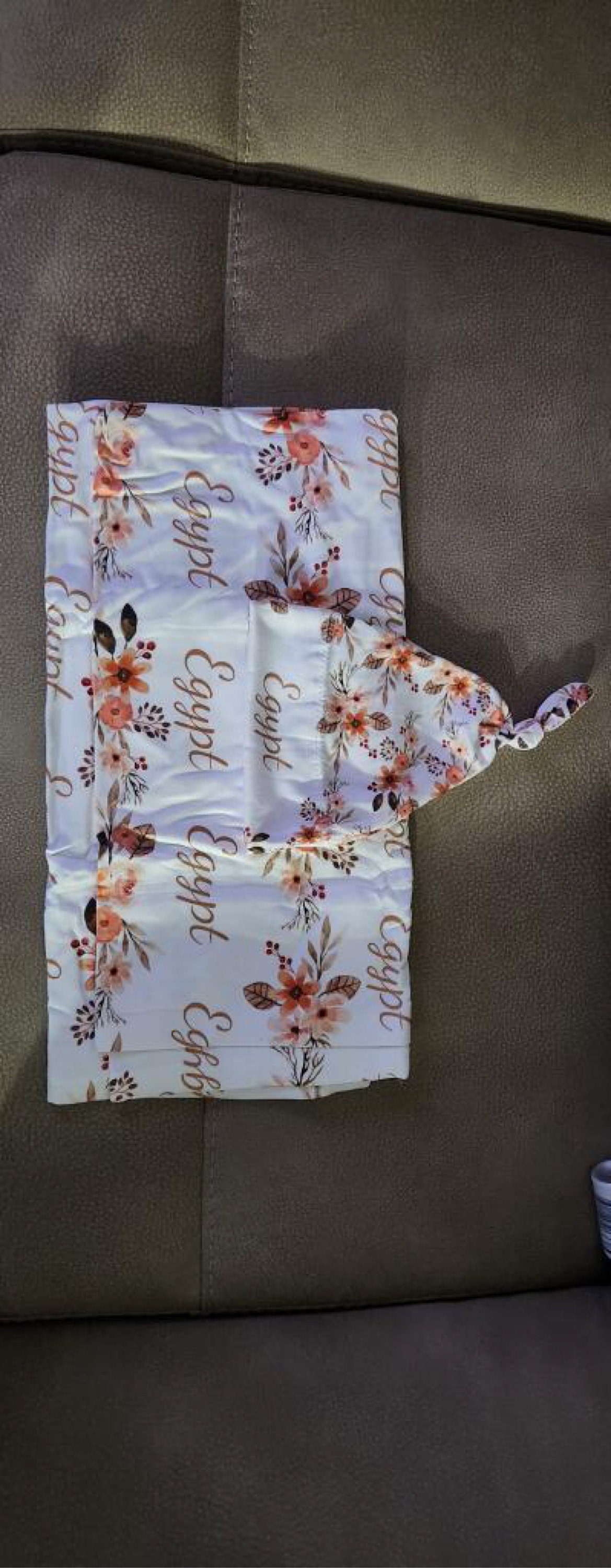 PERSONALISIERTE Wickeldecke mit Pfirsich-Blumenmuster für Neugeborene, Mädchen, Coming-Home-Outfit, Name, Babydecke, Babyparty-Geschenk, Krankenhaus-Foto-Outfit