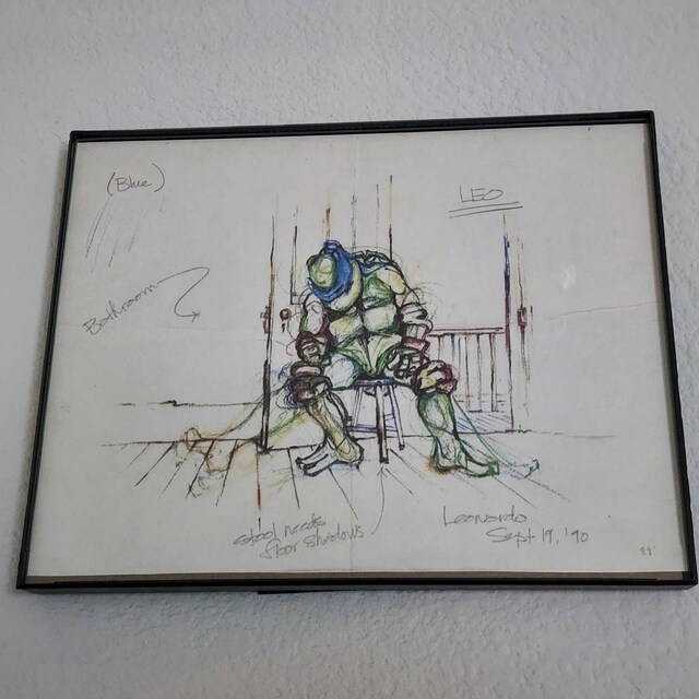 Leonardo Sketch TMNT Teenage Mutant Ninja Turtles High Quality