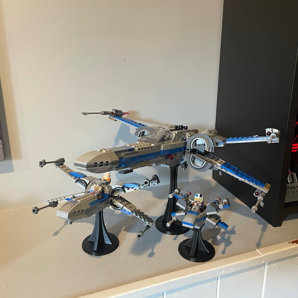 Flight Display Stand Flight/display Stands (brick System Compatible - Various Styles ...