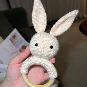 Crochet Bunny Rattle Pattern: Woodland Toy (PDF Tutorial) - Etsy
