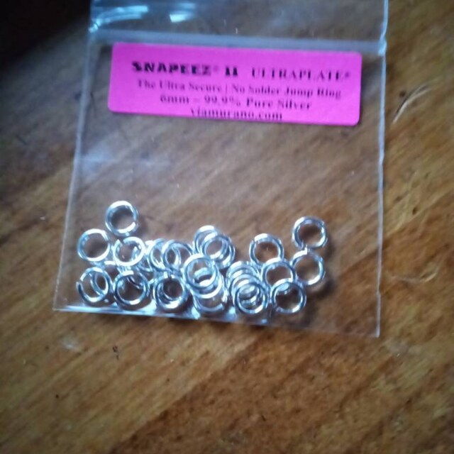 SNAPEEZ® the Ultra Secure No Solder Jump Ring Silver Ring Hard