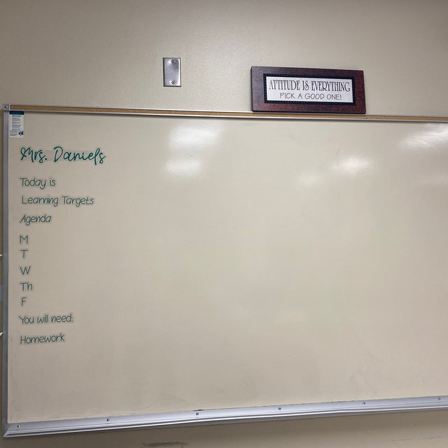 Visual School Supply Whiteboard Clings You Will Need School Clings  Whiteboard Organization Removable and Reusable Classroom Décor 