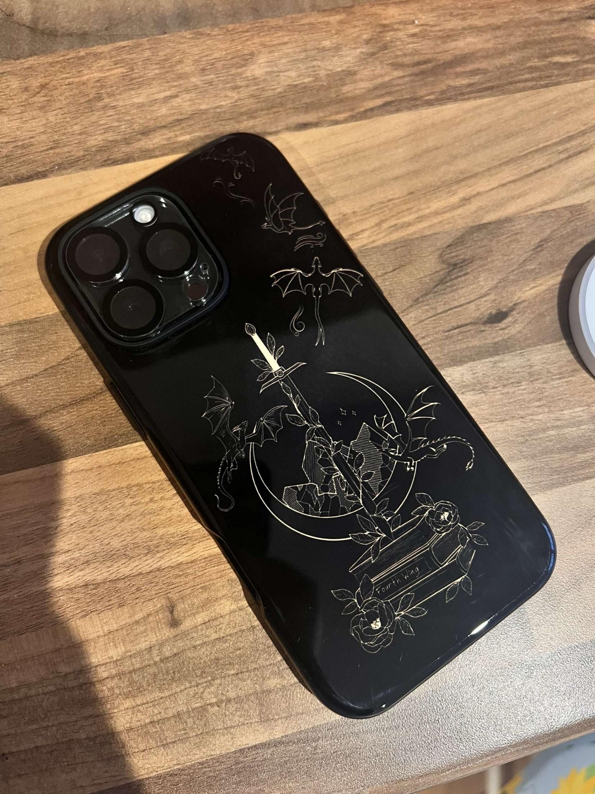 Fourth Wing iPhone Case Empyrean Tomes Books Dragon Riders Basgiath Onyx Storm Fourth Wing Fan Gift iPhone 15 Pro Max Plus Fantasy Booktok