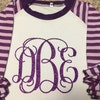 Girls Icing Ruffle Raglan Shirts- Multiple Colors Monogramable Shirts ...