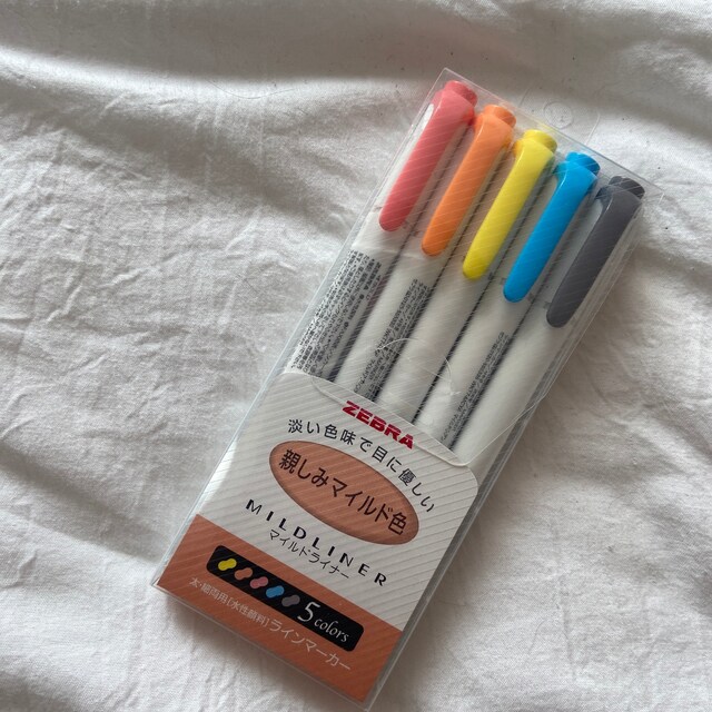 Zèbre Mildliner SUNNY MILD Mildliner Ensemble De 5 Forfait