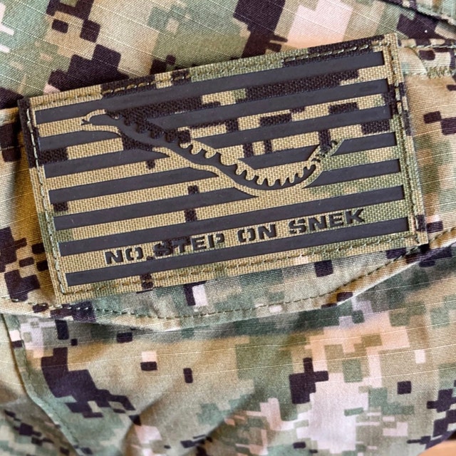 Updated: Funny No Step on Snek Patch/dtom Patch/nwu Patch/tactical  Patch//morale Patch/us Flag Patch/tactical Military Flag/gadsden Flag -   Norway