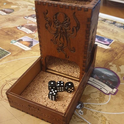 Dice Tower, Dice Tray, Lovecraft, Cthulhu, Eldritch - Etsy