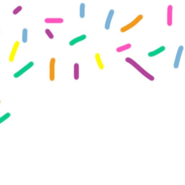 Sprinkle Border Printable Cake Sprinkles Border Printable Paper Craft Supplies Invitation ...