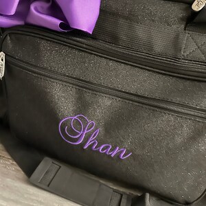 Black/Silver Dance Duffel