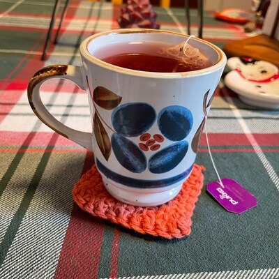 Pier One Tea Set With Teapot and 3 Tea Cups Blue Paisley Ceramic - Etsy