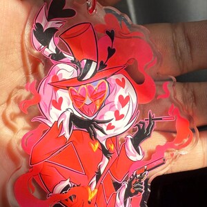 The Vees Hazbin Hotel Keychains - Etsy