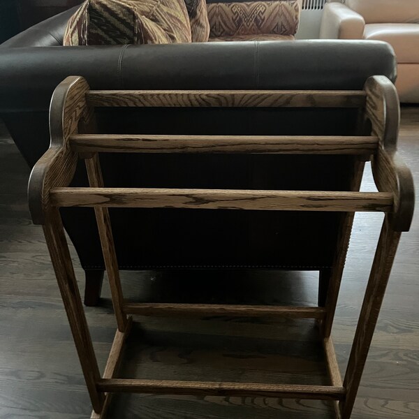 Porte-couverture En Cerisier Massif (Quilt Rack) - Marron - Excellent état