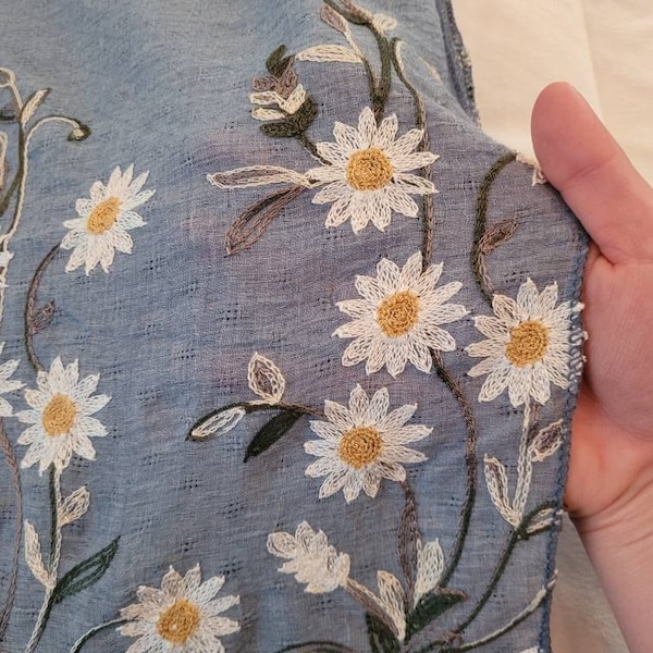 Nikko Embroidered Velvet Long Kimono